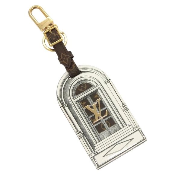 LOUIS VUITTON Monogram Porte Cles Tag Architettura Key Holder - Picture 1 of 11